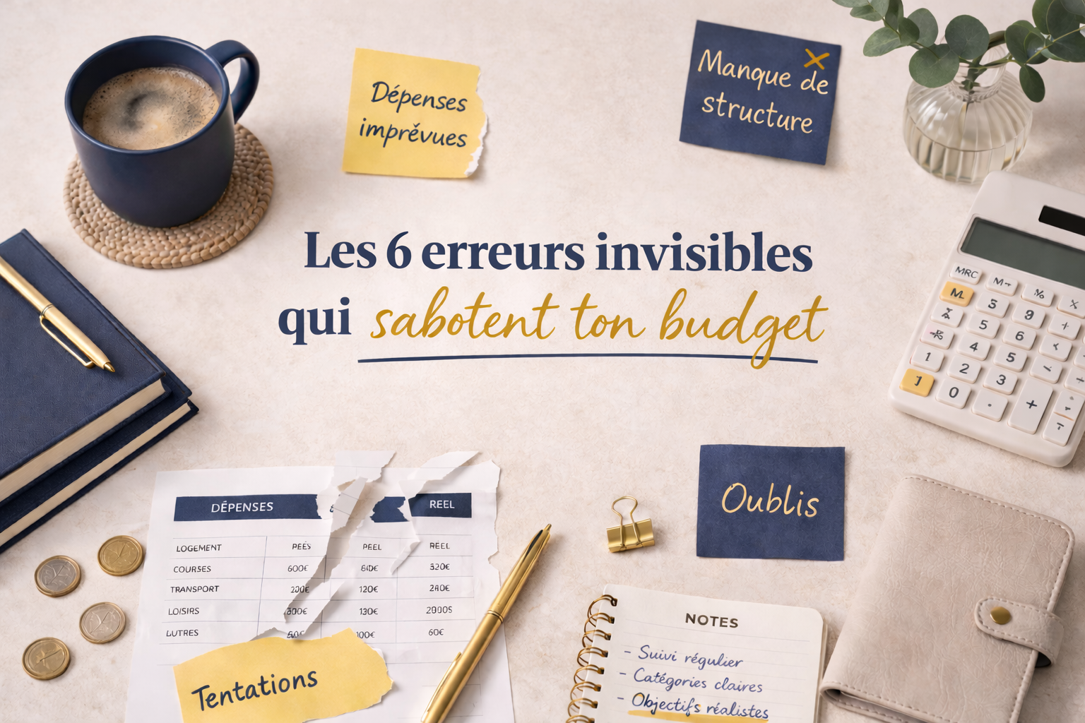 Les 6 erreurs invisibles qui sabotent votre budget