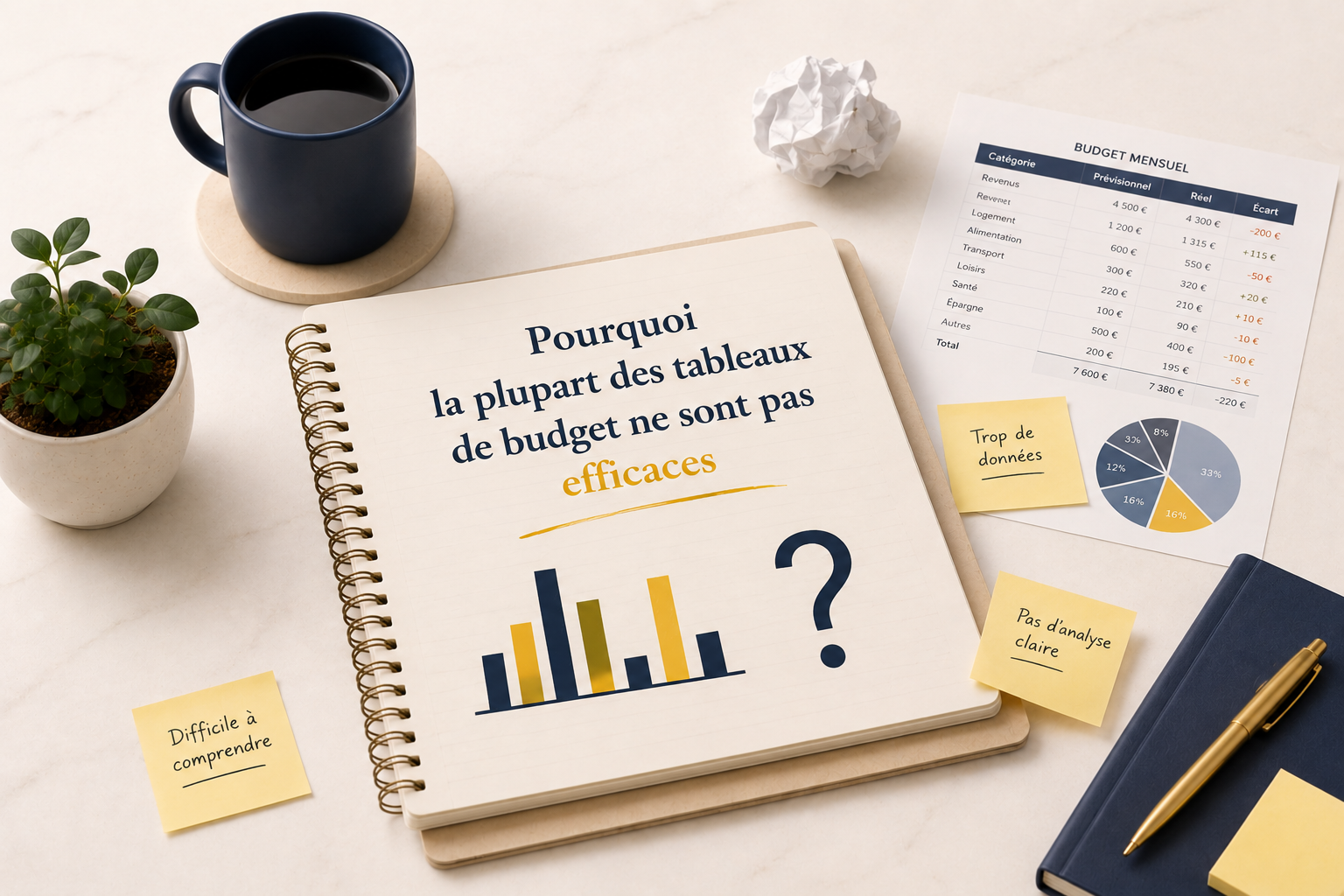 Pourquoi la plupart des tableaux de budget ne sont pas efficaces