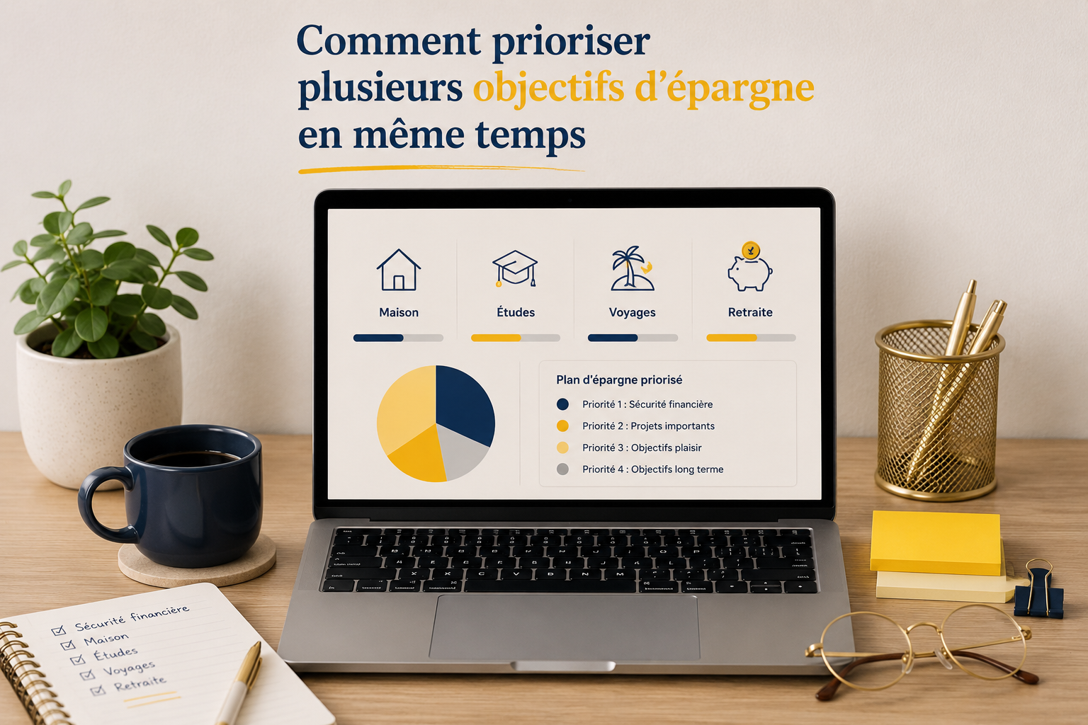 Comment prioriser plusieurs objectifs d’épargne en même temps